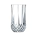 Cristal d'Arques Paris Longchamp Glasses Low 36 cl Set of 6 Krysta Crystal Glass for Water, Juices and Other Softs Shine, Transparency and High Resistance