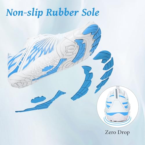 Image of Hike Footwear Barefoot Shoes, Pro Barefoot Shoes Women Men, Athletic Hiking Shoes, Minimalist Water Shoes Breathable Quick Dry Zero Drop Trail Running Shoes with Non-Slip Sole & Wide Toe Box