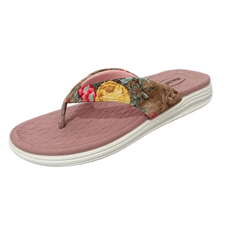 HEALTH FIT Super Soft Ortho Care Bounce Back Anti-Skid Doubleu Flip-Flops for women Slippers/Doctor Chappal & Footwear-Women (B09P5BGZ37) Amazon Price History, Amazon Price Tracker
