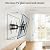 MOUNTUP Full Motion TV Wall Mount for Most 42-82 inch TVs, Wall Mount Bracket with Articulating Swivel and Tilt, TV Mount Max VESA 600x400mm, Holds up to 100lbs Fits 16" Stud
