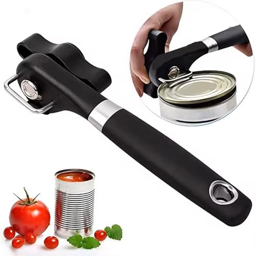 Can Opener Safe Cut, Smooth Edge Handheld Can and Bottle Opener, Portable, Durable Kitchen Tool for Home, Camping, Travel, Picnics, and Outdoor Use - Image 3