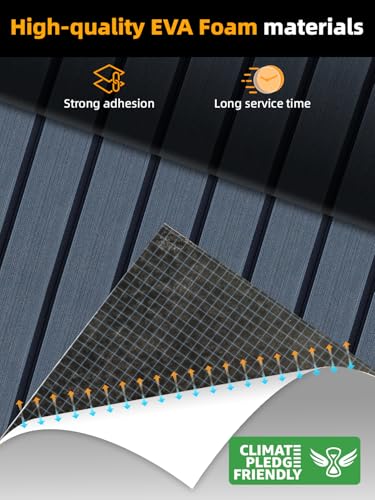 image for FOCEAN Boat Flooring EVA Foam Boat Decking Faux Teak Marine Flooring M