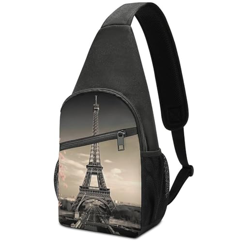 Mochila Bandolera Deportiva Casual Unisex Blanca miniatura 1