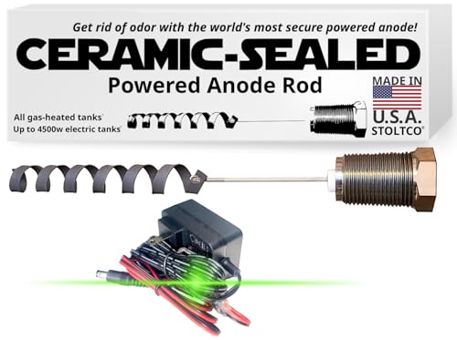 STOLTCO Titanium Powered Anode - STOP Odor & Get Premium Corrosion Protection for Fresher Water