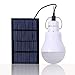KK. BOL lampe solaire portable ampoule LED Panneau solaire Alimenté par batterie solaire lumières Intérieur Extérieur 15W 3.7V