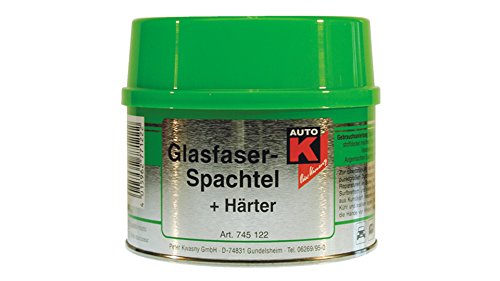 Mastic renforcé en fibres de verre avec durcisseur pour réparation carrosserie et bateau 250g