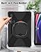 BRAECN Case for Samsung Galaxy Tab S10 Ultra/S9 Ultra/S8 Ultra 14.6” 2024/2023/2022 SM-X920/X926B/X910/X900, Heavy Duty Silicone Cover with S Pen Holder, Handle Strip, Kickstand, Shoulder Strap, Black
