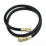 Kivivaka Tubo refrigerante HVAC da 91,4 cm, 600 PSI, ad alta pressione, 1/4", per riparazione e manutenzione CA R410A R22 R12 R502, nero
