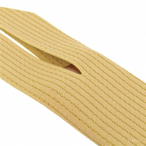Image of iPhone Pocket features a singular 3D-knitted construction designed to fit any iPhone a beautiful way to wear and carry nitted Scarf with Contrast Stripe Detail, Unisex, (Yellow) (Long)