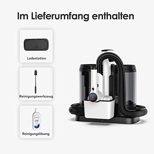 Bild 7 Tineco CARPET ONE Spot – Intelligenter, kabelloser Fleckenreiniger für Teppiche und Polstermöbel – kompakte Ladestation, starke Leistung, leiser Betrieb, LED-Bildschirm