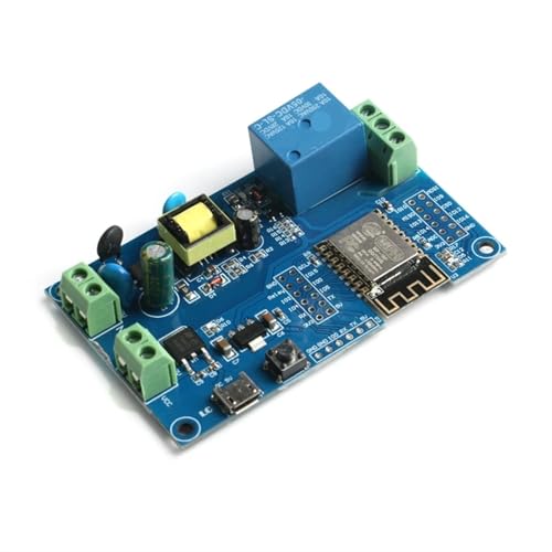 Relé ESP8266 CA CC con placa de desarrollo ESP-12F para control remoto de hogar inteligente 4