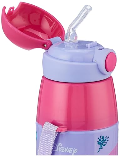 Image of CELLO Kidzbee Series Orb 600 Inner Steel Insulated Water Bottle, 500ml, Purple | 3D Touch & Feel Dream Weavers Design | Leakproof Flip Top Spout, Easy to Carry | Cold Water Bottle for Kids School