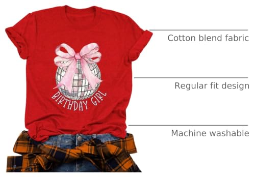 Image of Happy Birthday Shirts for Women Cute My Day My Way Birthday Girl T Shirt