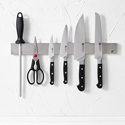 ZWILLING Pro 7-pc Knife Set w 17.5" Stainless Magnetic Knife Bar