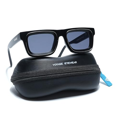 Image of Voyage UV Protected Square Sunglasses for Men & Women