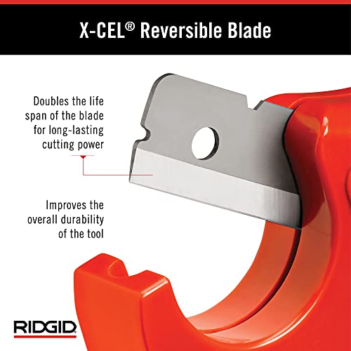 Image of RIDGID 23488 Model PC-1250 Single Stroke Plastic Pipe and Tubing Cutter, 1 /8-inch to 1-5 /8-inch Pipe Cutter (Pack of 6)