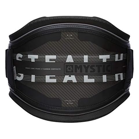 Mystic Kitesurf Heren Trapeze Stealth Waist Harness - Black/White L Cover