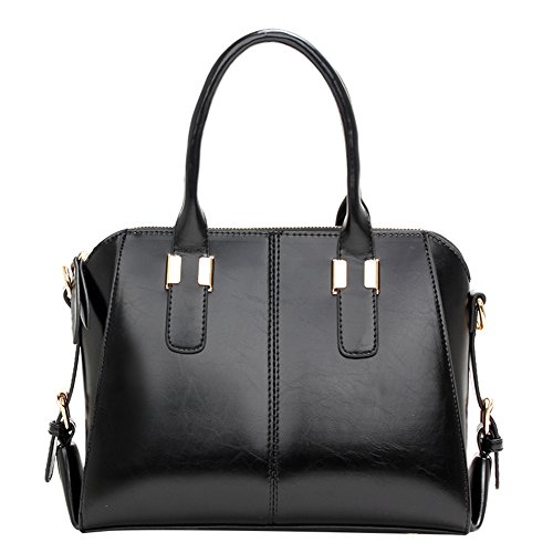 Besace ordinateur portable noir et sac à main mode de loisirs pour femme