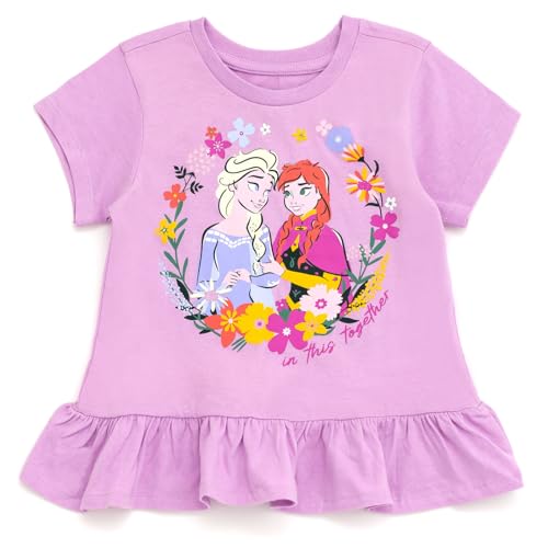 Image of Disney Girls' 2-Pack Short Sleeve T-Shirts for Baby & Kids