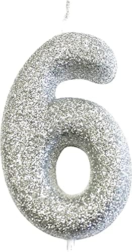 Anniversary House Metallic Rose Gold Glitter Candle, Number 1, 1st Birthday Cake Topper, 7 Centimeters, AHC50/1