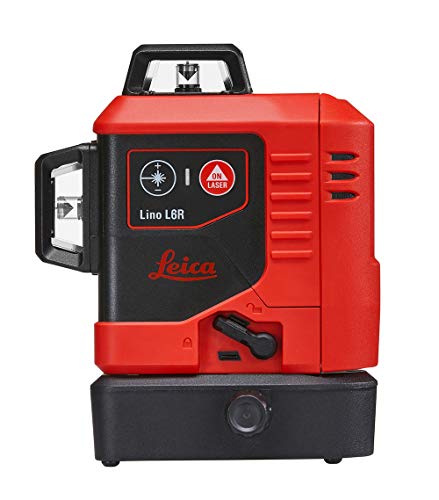 Leica Lino L6R: Nivel láser de línea de 3x360 grados con batería Li-Ion, cargador, adaptador magnético innovador y soporte para pared en una carcasa (láser rojo, alcance de trabajo: 25 m) - imagen 21