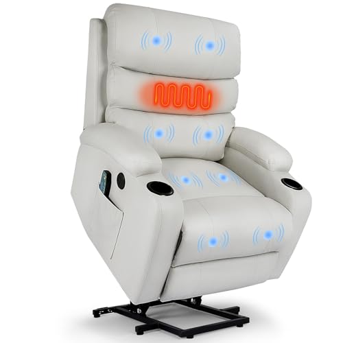 Sillón eléctrico reclinable con masaje y calor