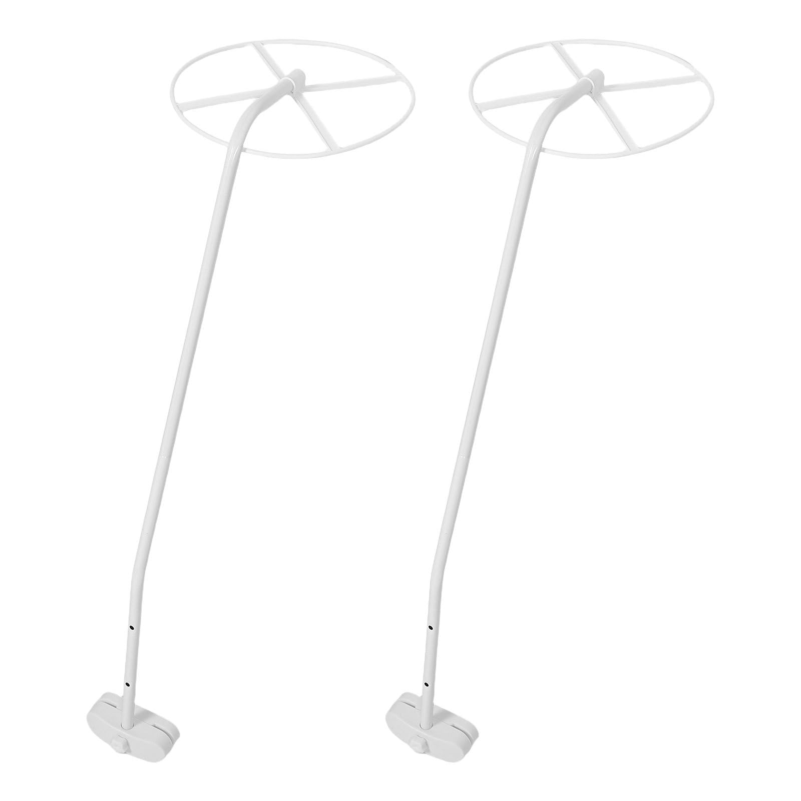 SUPVOX Supporto per zanzariera da 2 pezzi per culla - Supporto per baldacchino con clip, per rete da letto, struttura in metallo per baldacchino per cameretta dei bambini