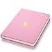 Paul Rubens Watercolor Paper Block, Premium Leather Cover Artist Quality Hot Pressed Paper for Watercolors and Wet Media Block, 100 Percent Cotton, 7.68 x 5.31 inches, 140lb, 20 Sheets (Pink)