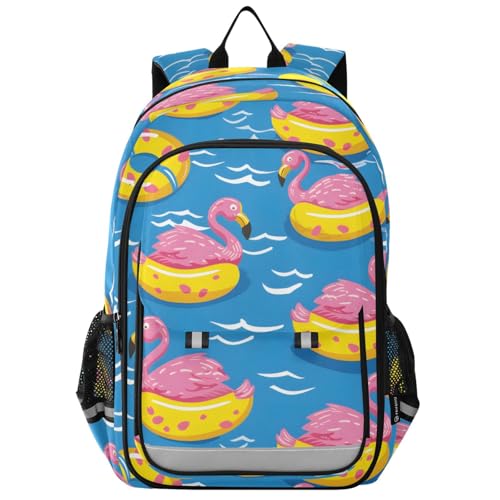 Sac à dos ordinateur portable enfants flamant rose idéal piscine et lycée