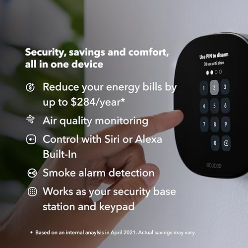 Image of ecobee Total Security Bundle 1-Year Smart Security Advanced Subscription