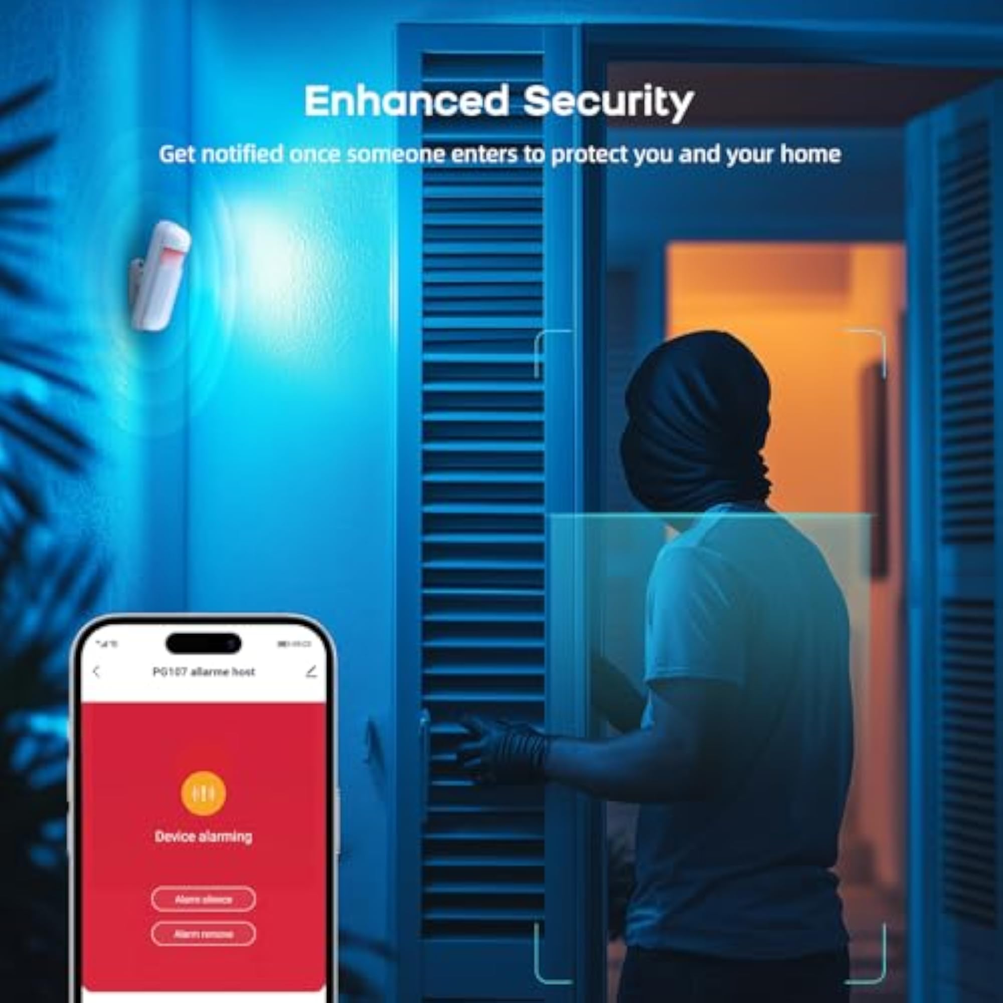 Wireless Home Alarm System with LCD Touch Screen