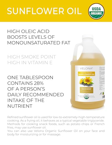 Velona AV1K Usda Certified Organic Sunflower Oil thumb #1