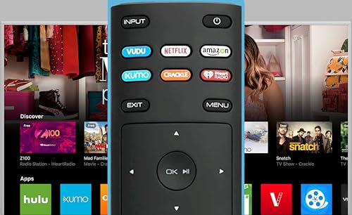Image of Smartby New Xrt136 Remote Control Works Vizio D24f F1 D43f F1 D50f F1 E43 E2 E60 E3 E75 E1 M65 E0 M75 E1 P55 E1 P65 E1 P75 E1 More