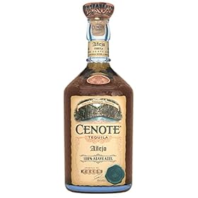 Cenote Anejo Tequila, 100% Blue Weber Agave, Natural Volcanic WaterABV: 40% (70 cl). Litres) Cenote Anejo Tequila, 100% Blue Weber Agave, Natural Volcanic WaterABV: 40% (70 cl). Litres)