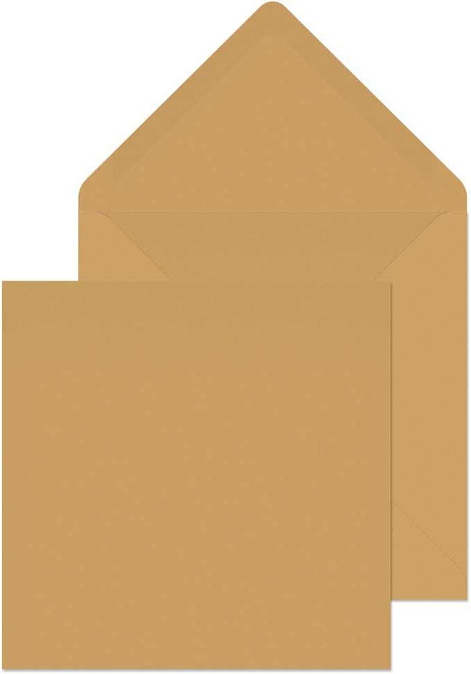 Blake Purely Everyday 155 x 155 mm 90 gsm Gummed Banker Invitation Envelopes (4255) Manilla/Kraft - Pack of 500