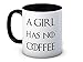 Produktbild A Girl Has No Coffee - Kaffeetasse Becher