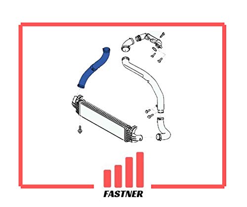 Compatibile con Ford Focus Focus 1.6 TDCi (03-12), C30 (06-12), S40 V50 1.6 D (05-12) Tubo Manicotto per Intercooler Aria Turbo 1525112 6M516K863GA 6M516K863GC 3M516C646XE 1439411