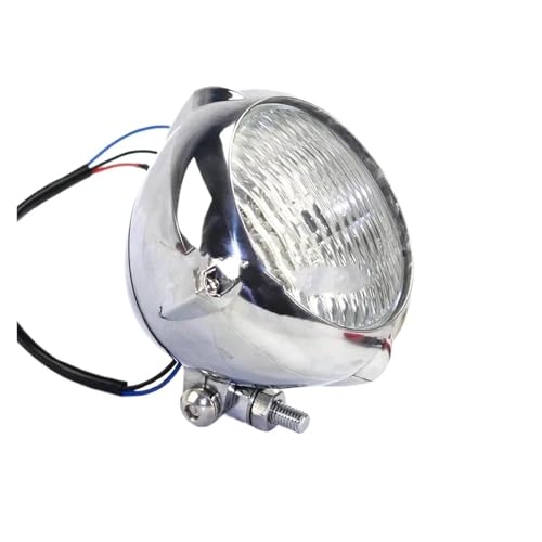 Phare avant moto H4 rétro Bates 4.5 pouces pour Springer et Bobber