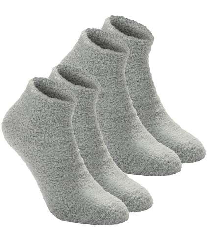 Bed Socks for Women - Super Soft Sleeping Socks - Cozy, Fuzzy & Warm - Cuddle Home Socks - Mint, Pink, Gray or White