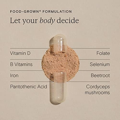 Wild Nutrition Food-Grown® Fertility Supplements for Women | Support Healthy Ovulation and Mental Wellbeing | Folate Supplement with Magnesium, Chromium, and Zinc | 60 Capsules