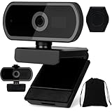 IGUGI Webcam 1080P,Caméra USB PC,Webcam HD,Webcams Streaming,Full HD Caméra PC,Full HD Caméras Web,pour Ordinateur Portable ou Pcs D'ordinateur,Idéale pour La Diffusion en Direct des Appels