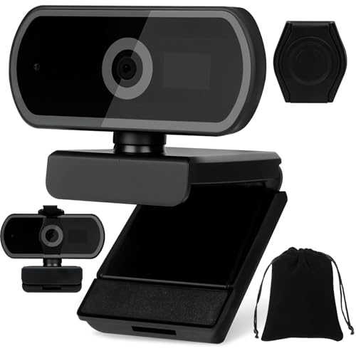 IGUGI Webcam 1080p,PC Cámara Web,Cámara Web USB,Cámara Web de Transmisión,Cámara Webcam para PC,PCs Webcams,Uhd Webcams,para Conferencia,Videollamada,Transmisión en Vivo y Aprendizaje