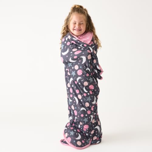 Image of Little Sleepies Cloud Blanket, 50 inch x 50 inch, Large, Pink to the Moon & Back