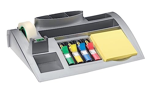 Schreibtischorganizer Post-it C50 Tisch-Organizer in Silber-Metallic