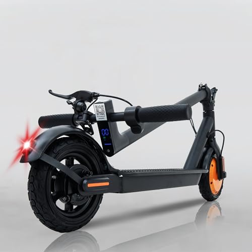Image of Electric Scooter, 8.5'' /10'' Soild Tires, 350W /500W /750W Motor, Dual Suspension, 15.5 /21 MPH Top Speed, 12-15-25-30 Miles Long Range, Dual Braking, Folding, Commuting, E Scooter for Adults Teens