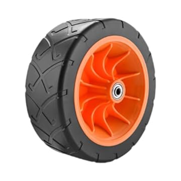 Colcolo Carrello Pieghevole con Ruote per impieghi gravosi e silenziose, Carrello della Spesa da 19 cm per Spiaggia, Giardino, Campeggio all'aperto, a, Orangina