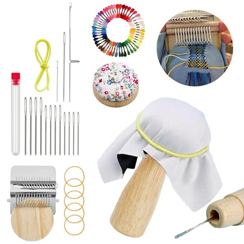 Kit de réparation tricot pour réparer facilement écharpes et pulls usés