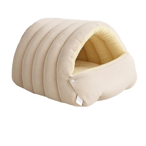 Monster Style Cat Cave Bed,Removable Cushion, Warm Sleeping Tent, Anti-Anxiety Cuddler for Indoor Cats Small Dogs Puppy (B, One Size)