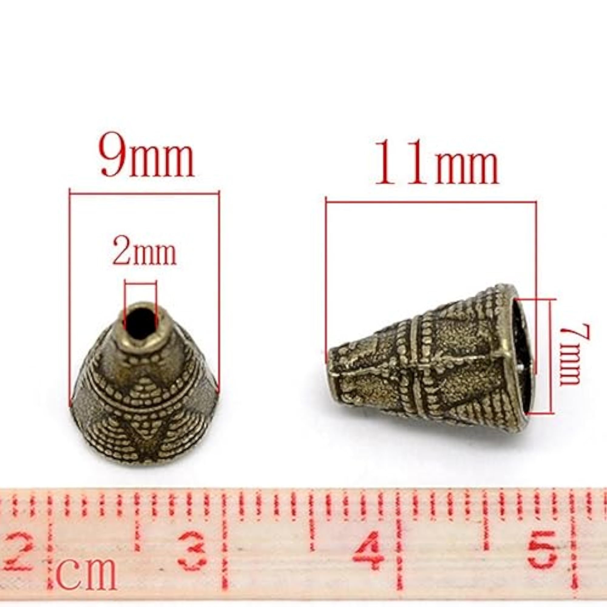 Metal Spacer Bead Chimney Style for DIY Charm