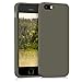 Produktbild kwmobile Hülle kompatibel mit Apple iPhone SE (1.Gen 2016) / iPhone 5 / iPhone 5S Hülle - weiches TPU Silikon Case - Cover geeignet für kabelloses Laden - Olivgrün matt